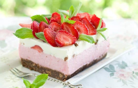 草莓橄榄油蛋糕