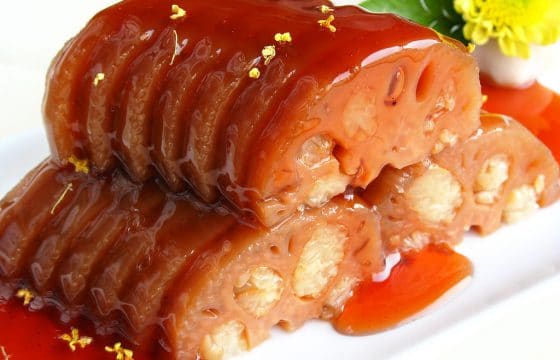 传统江南小吃：桂花糖藕做法